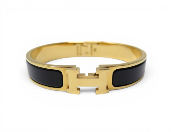 bracelet hermes clic hh h700001fv01 t17 en metal dore