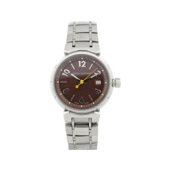 montre louis vuitton tambour q1211 28mm en acier