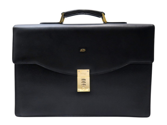 sacoche st dupont les executives 2 soufflets 55011 en