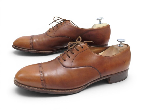 chaussures john lobb richelieu 11.5e 44.5 cuir