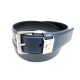 NEUF CEINTURE BALENCIAGA 358355 CUIR BLEU ACIER + BOITE 215