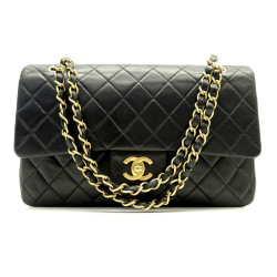sac a main chanel classique 11.12 medium a01112 cuir