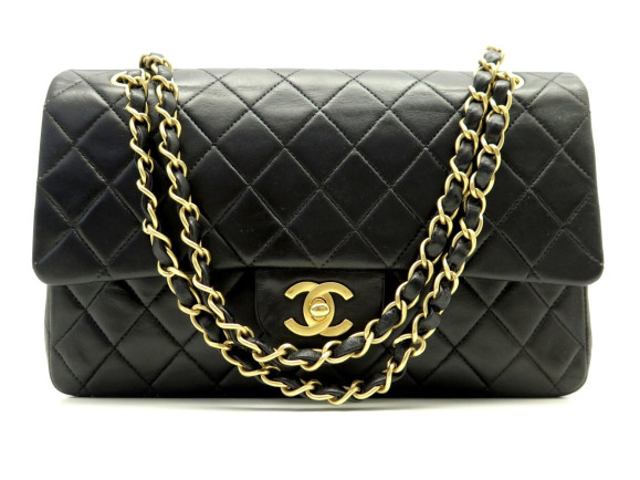 sac a main chanel classique 11.12 medium a01112 cuir