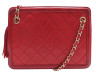  sac a main chanel camera cuir matelasse rouge