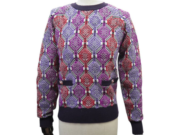  cardigan chanel cachemire gripoix p55422k07270 xs