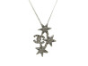 collier chanel etoiles logo cc 60 cm metal