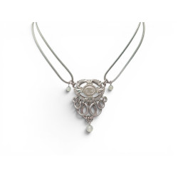 collier christian dior boutique plaque en nacre