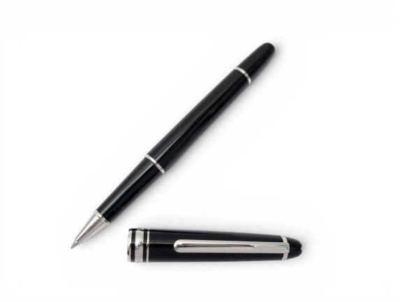 stylo bille montblanc meisterstuck pix platinium