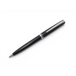 stylo bille montblanc generation resine noire acier