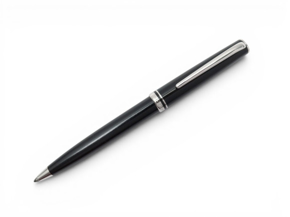stylo bille montblanc generation resine noire acier