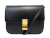sac a main celine classic medium en cuir box noir