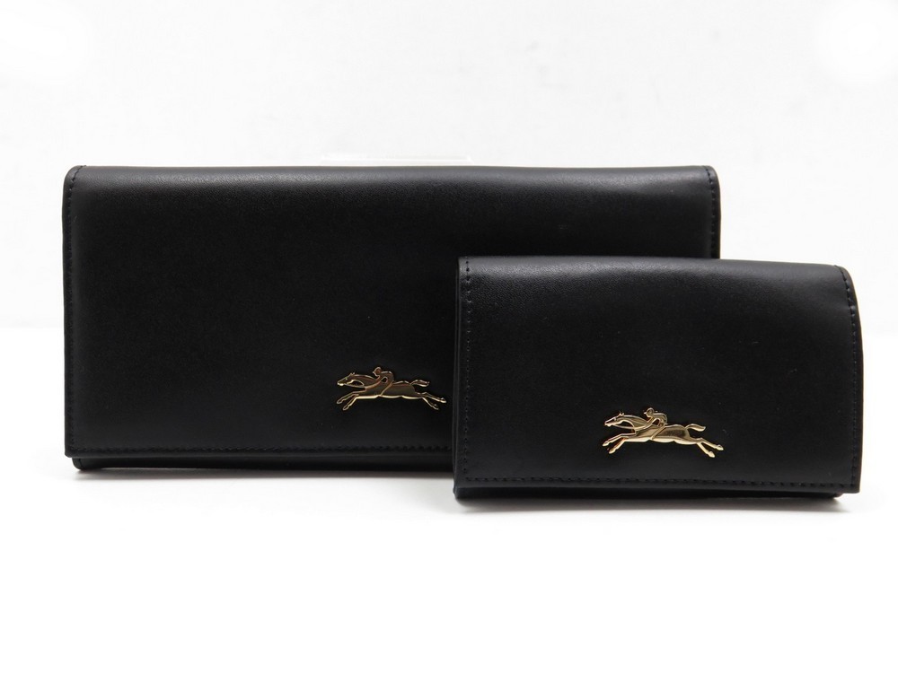 portefeuille longchamp noir