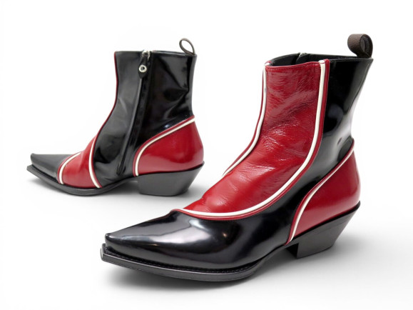 chaussures bottines louis vuitton santiag matador