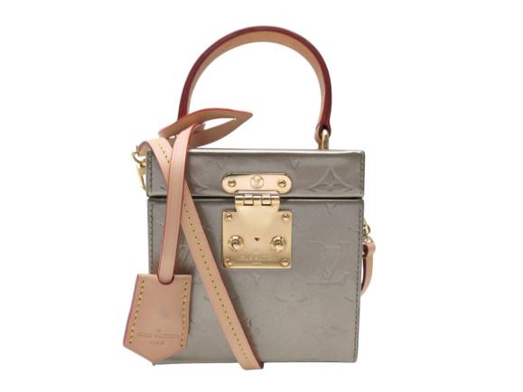 sac a main louis vuitton bleecker box en cuir vernis