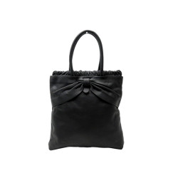 sac a main red valentino cabas noeud en cuir noir