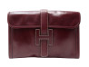 sac a main hermes jige elan pm cuir box rouge bordeaux