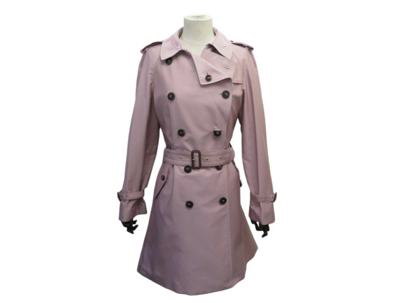 manteau burberry impermeable vieux rose 38 m avec