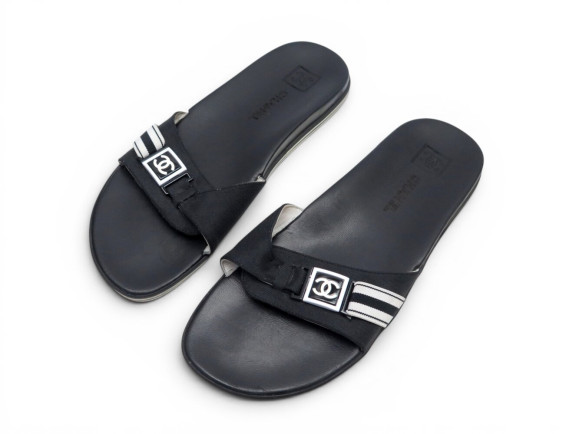 chaussures chanel g25119 mules logo cc 37 sandales