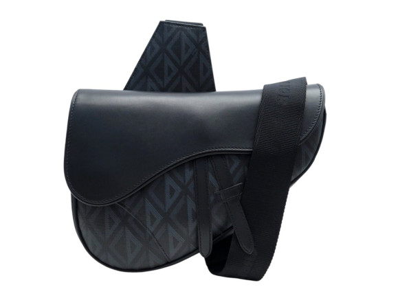 sac a main dior saddle toile cd diamond