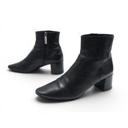  bottines a talons saint laurent 500312 38 en cuir