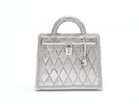 pendentif hermes curiosite sac kelly en metal