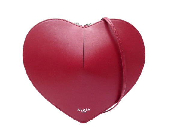 sac a main alaia le coeur aa1p003c0y75 cuir rouge