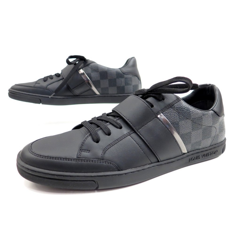 CHAUSSURES BASKETS HOMME LOUIS VUITTON LINE-UP NOIR MONOGRAMME