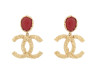 boucles d'oreilles chanel pendantes logo cc