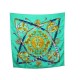 FOULARD HERMES DAIMYO PRINCES DU SOLEIL LEVANT CARRE EN SOIE BROCHEE SCARF 350€