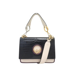 sac a main fendi kan i f 8bt284 cuir facon croco