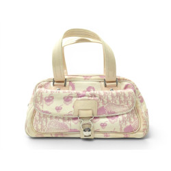  sac a main christian dior bowling toile cherry
