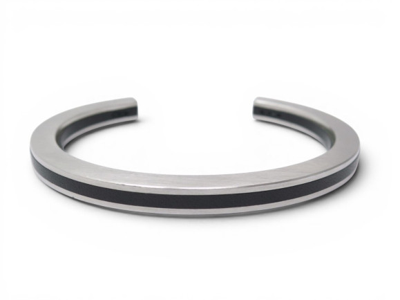 bracelet hermes jonc capitaine t16 en acier