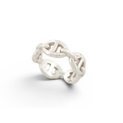 bague hermes chaine d'ancre enchainee pm h109507b 52