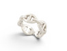 bague hermes chaine d'ancre enchainee pm h109507b 52