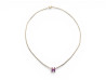 collier hermes pop h mini chaine dore pendentif