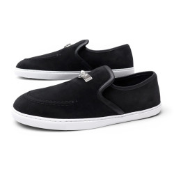  chaussures hermes mocassins jour 38.5 chevre noir