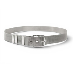 rare ceinture hermes etriviere metal argente maille