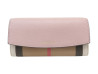  portefeuille burberry continental cuir rose