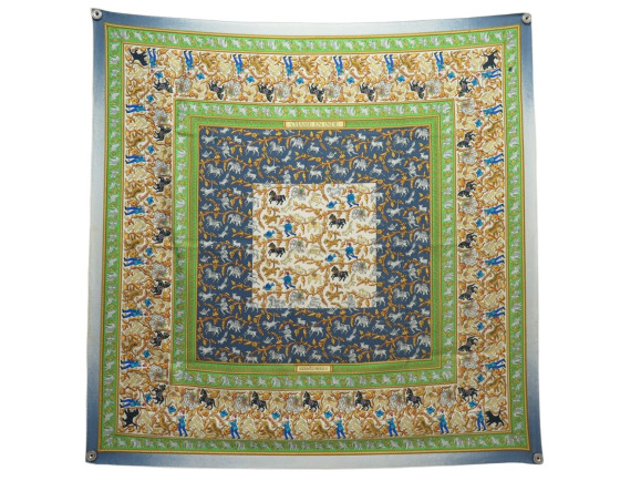foulard hermes chasse en inde 1ere edition