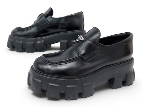 chaussures prada mocassins monolith 1d649m 38 it