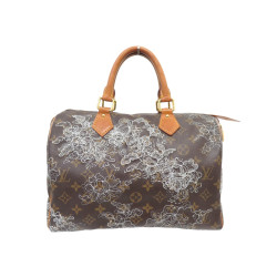 sac a main louis vuitton speedy 30 monogram dentelle