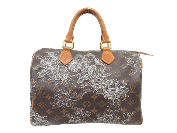 sac a main louis vuitton speedy 30 monogram dentelle