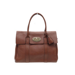  sac a main mulberry bayswater cuir graine marron