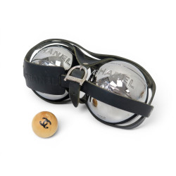  set 2 boules de petanque cochonnet chanel logo