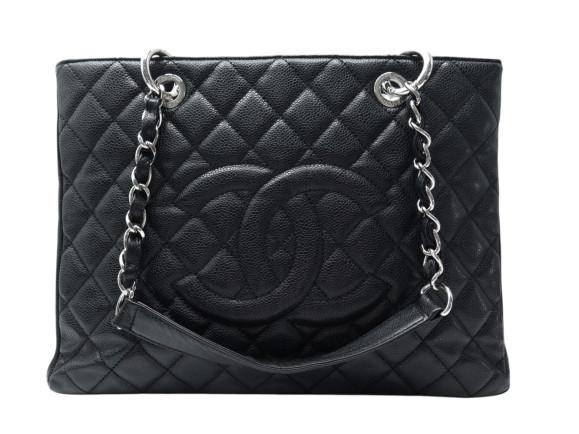 sac a main chanel shopping bag gm cabas cuir caviar