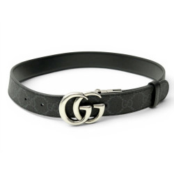 ceinture gucci marmont boucle gg reversible t65 toile