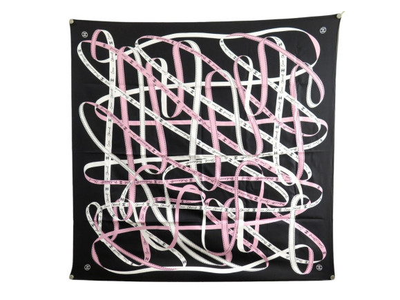  foulard chanel ruban coco mademoiselle en soie
