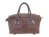 sac a main barbara bui weekend cuir suede marron