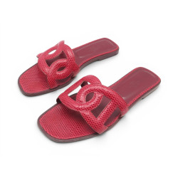 chaussures hermes mules aloha h182210z cuir de lezard