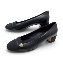  chaussures chanel ballerines perles logo cc